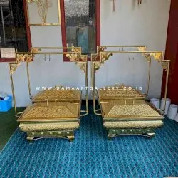 Chafing Dish Kuningan Tempat Prasmanan Ukir